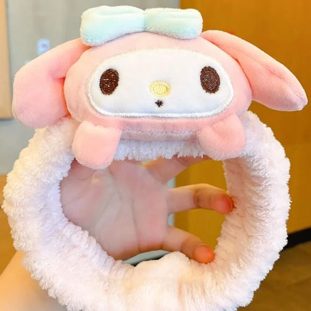 Devilishly Kawaii Plush Hair Tie | Hair Ponytail Updo Kuromi Melody Cinnamoroll